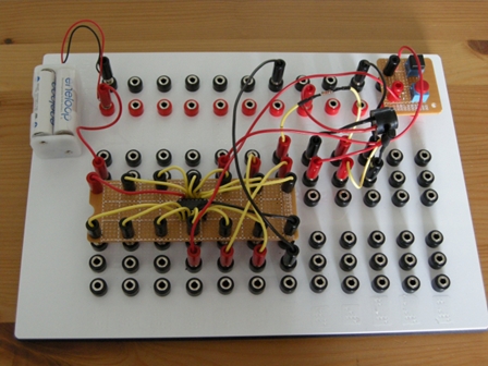Figure 2: An overview of developed breadboard kit for the visually impaired students
