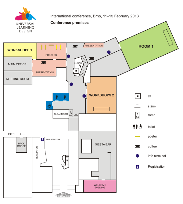 Map of conference premises